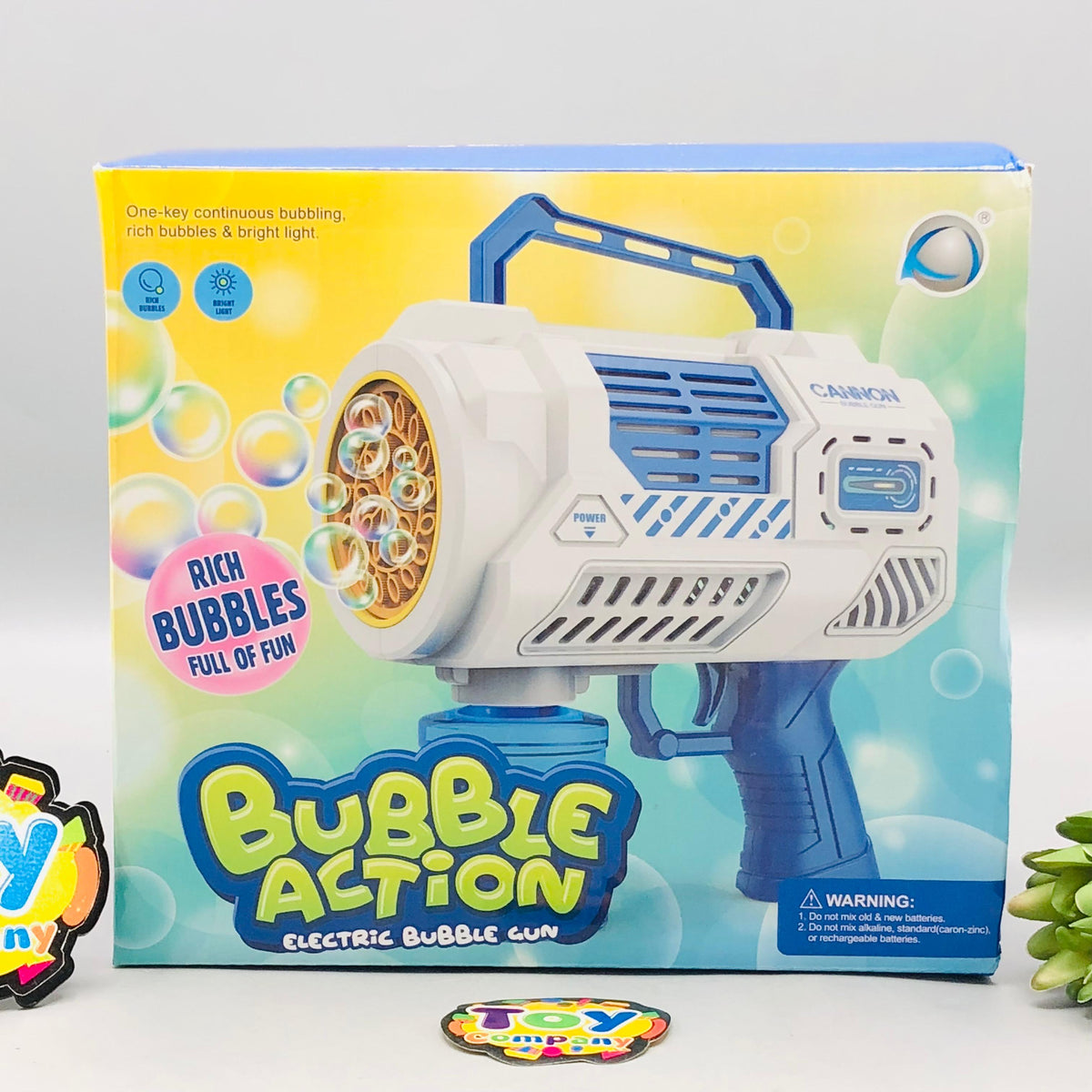 Electric Cannon Colorful Bubble Gun - image 4