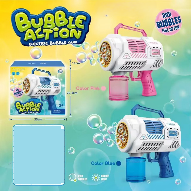 Electric Cannon Colorful Bubble Gun - image 5