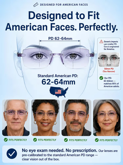 [Regain Your Youthful Vision] Smart Zoom Diamond-Cut Reading Glasses