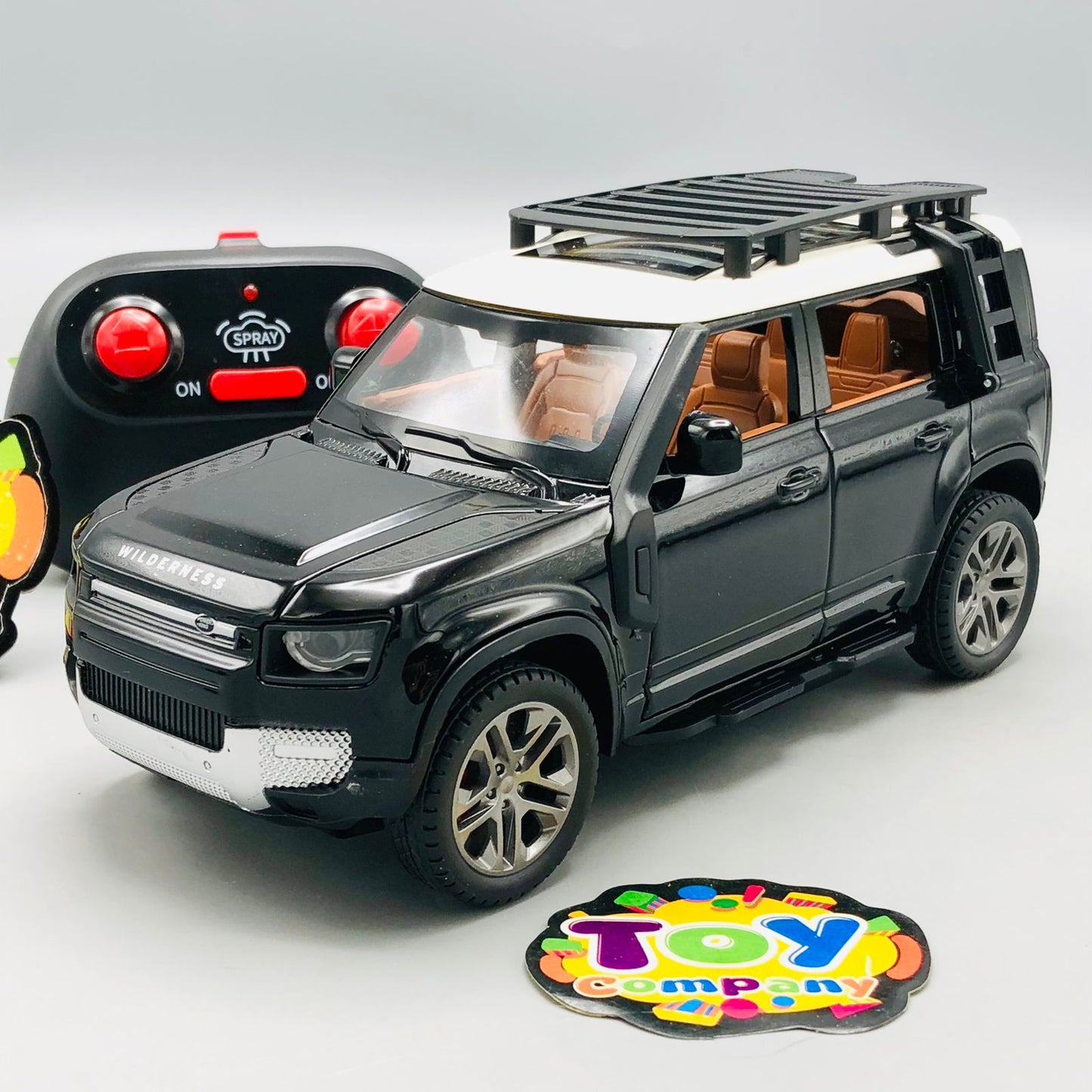 1:22 RC Diecast Land Rover Defender Model Car With Smoke