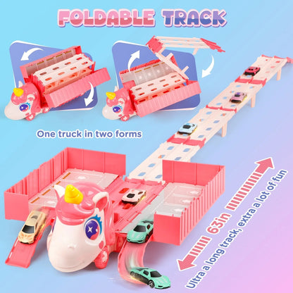 Unicorn truck track playset image 4