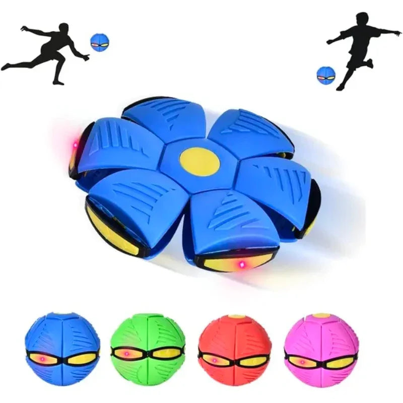 Glowing UFO Magic Ball kids outdoor flying toy