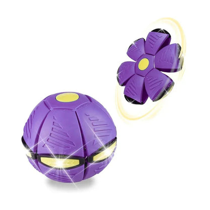 Glowing transformable UFO ball for kids