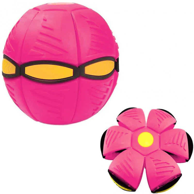 Glowing UFO Magic Ball outdoor flying toy