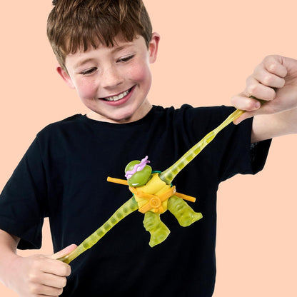 Stretchy TMNT Leonardo Goo Jit Zu figure
