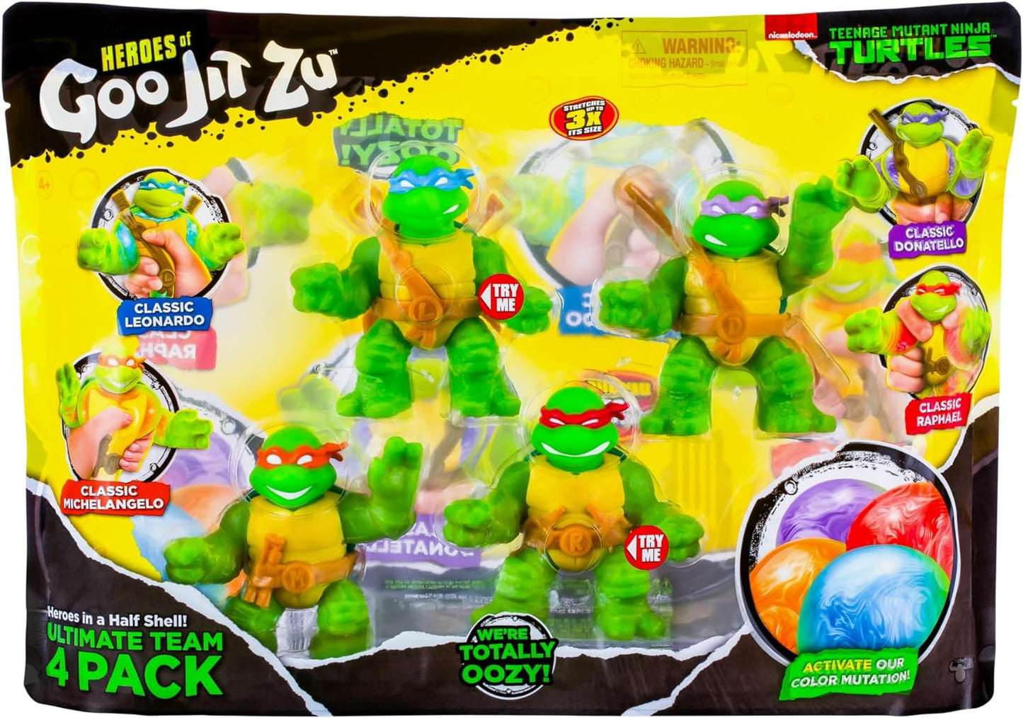 Heroes in a Half Shell Ultimate Team four-pack product view