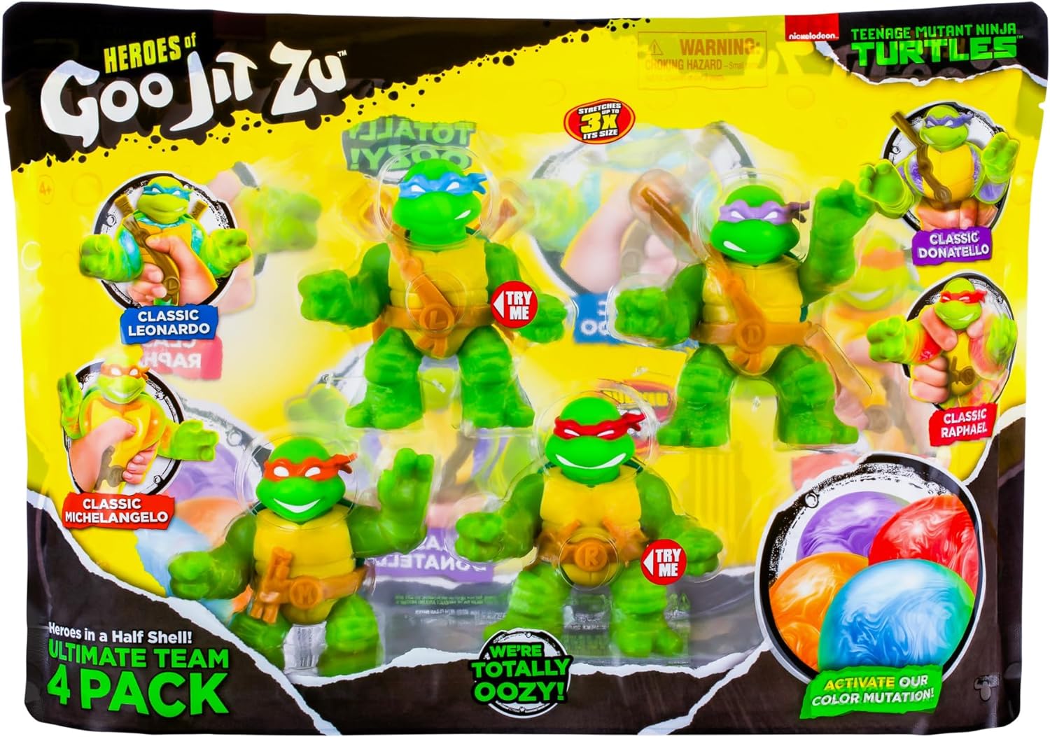 Heroes in a Half Shell Ultimate Team four-pack product view