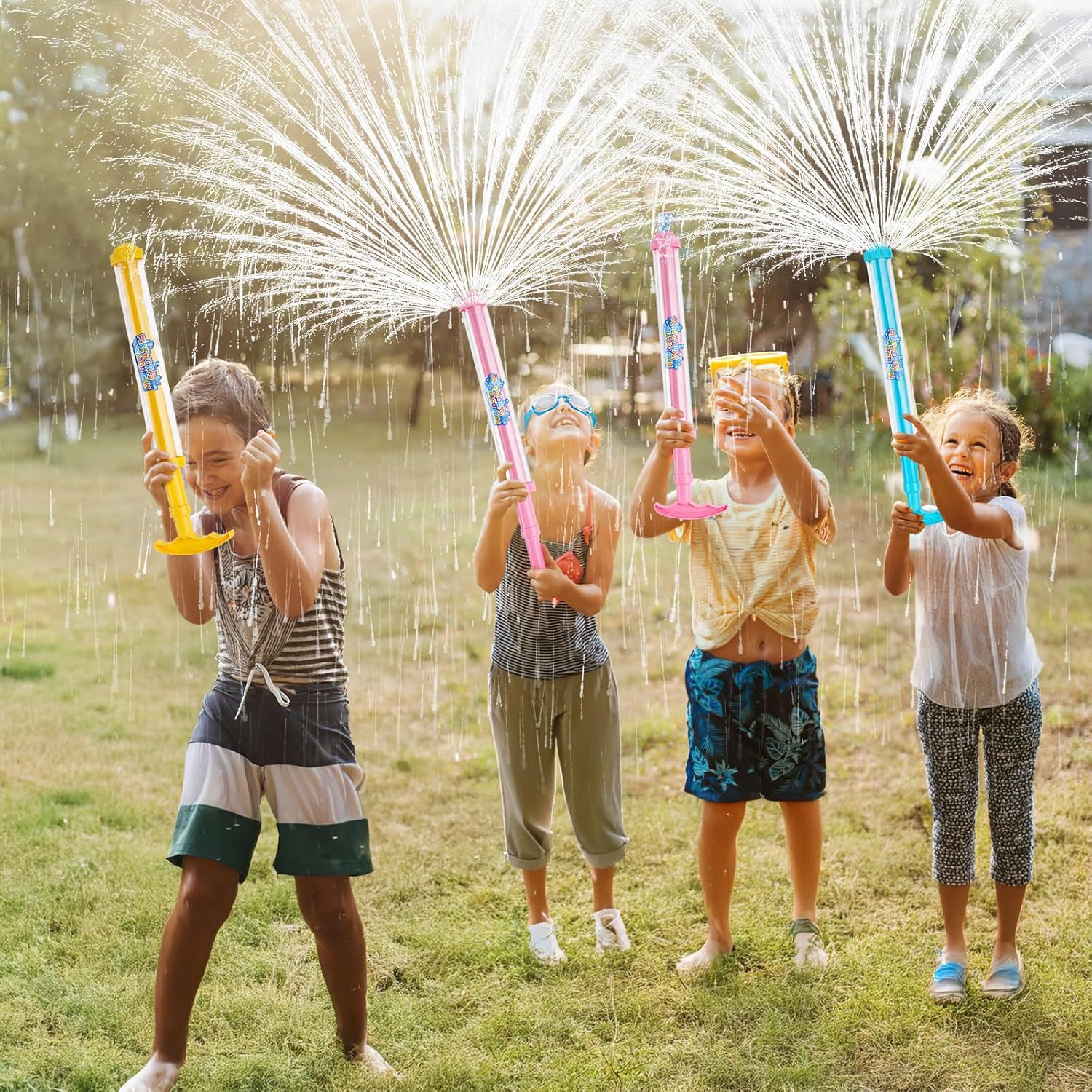 Long-range summer water toy
