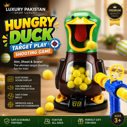 Hungry Duck Target Shooting Game for Kids