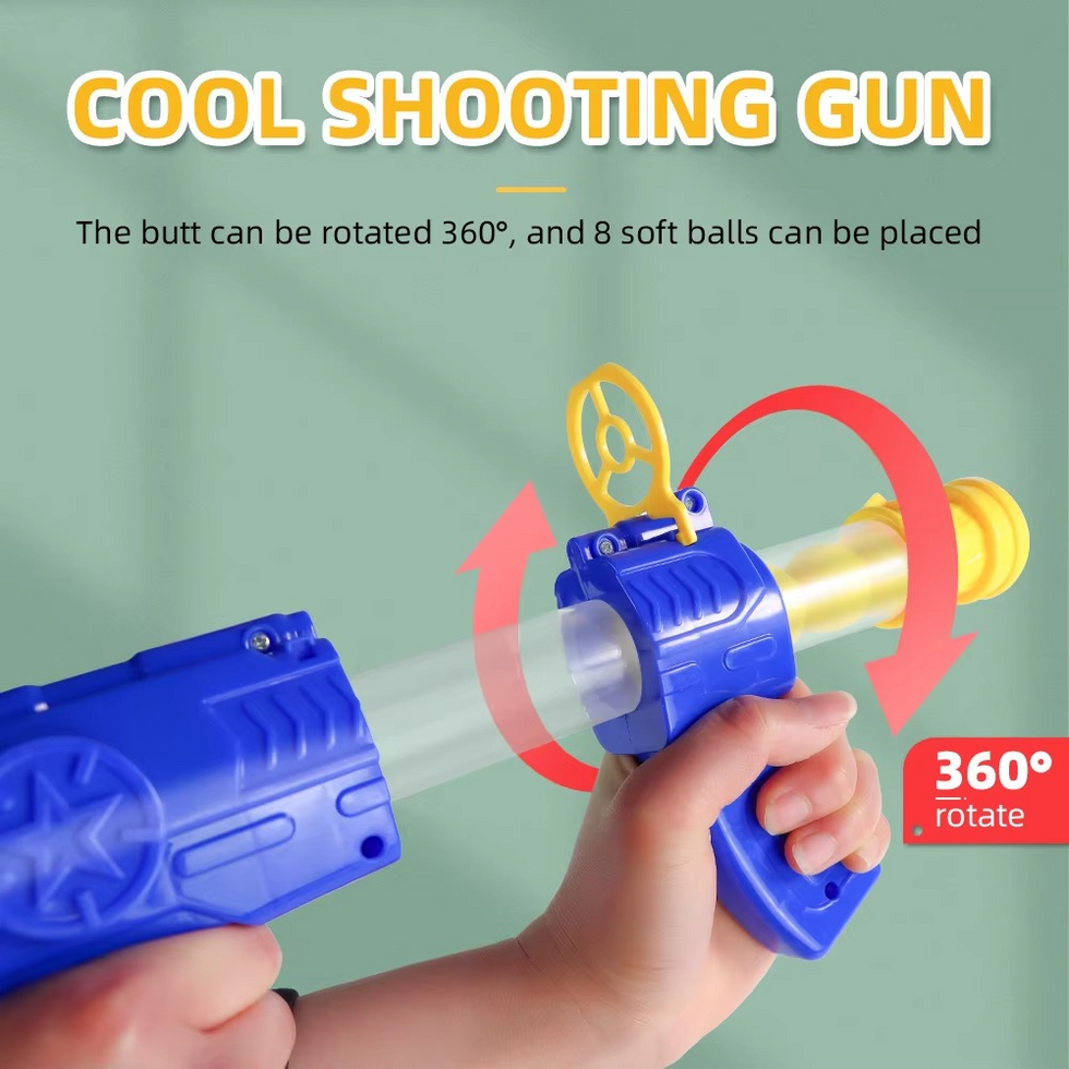 Hungry Duck interactive foam ball blaster