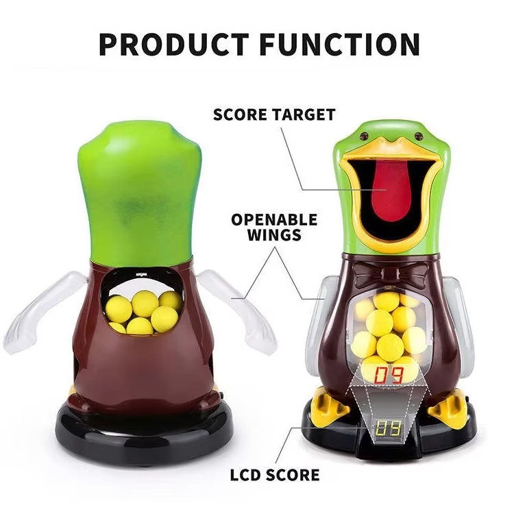 Hungry Duck foam ball shooting game