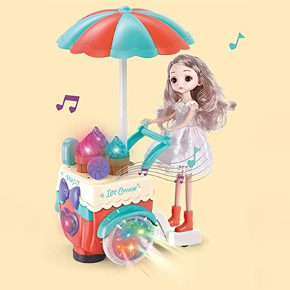 Battery operated musical trolley details
