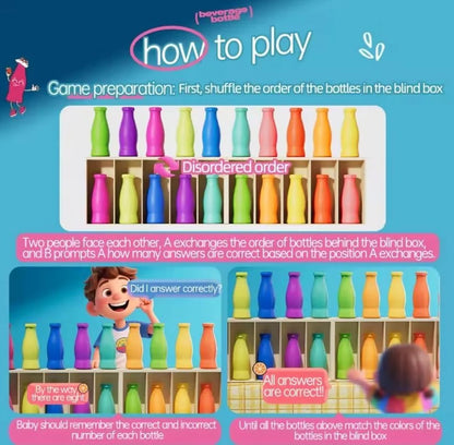 Bottle Color Matching Family Activity Game