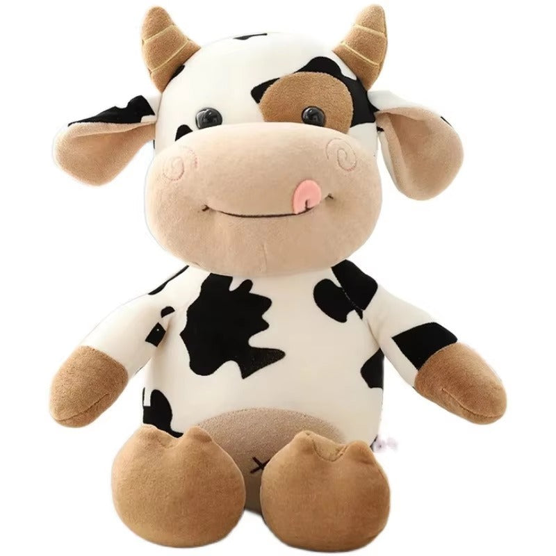 Cartoon Milk Cow Plush Toy - with Cow Music
