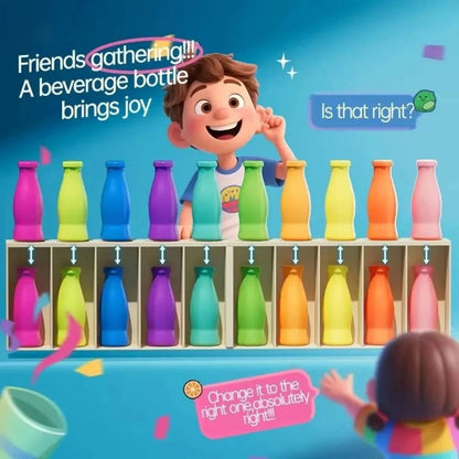 Bottle Color Matching Family Activity Game
