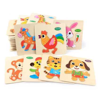 Wooden 3D Number Sorting Puzzle ( 20+ Designs )