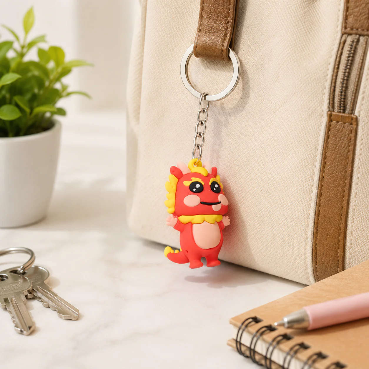Cartoon Character Keychains for Kids