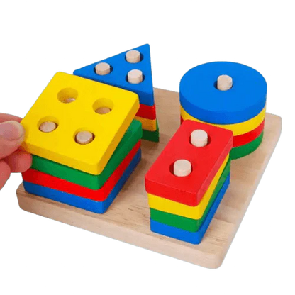 Wooden Geometric Shape Sorter