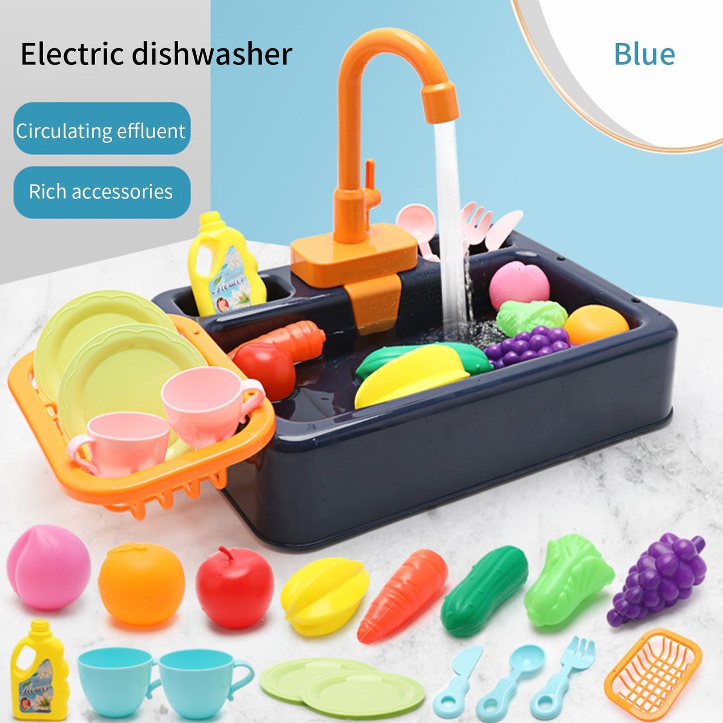 Battery Operated Dishwasher Sink Toy