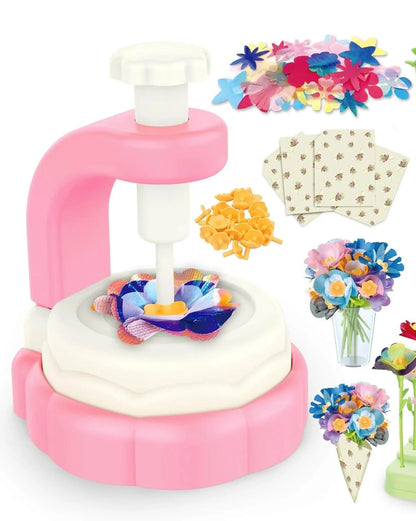 DIY Flower Craft Fabric Bouquet Making Spinning Machine Set
