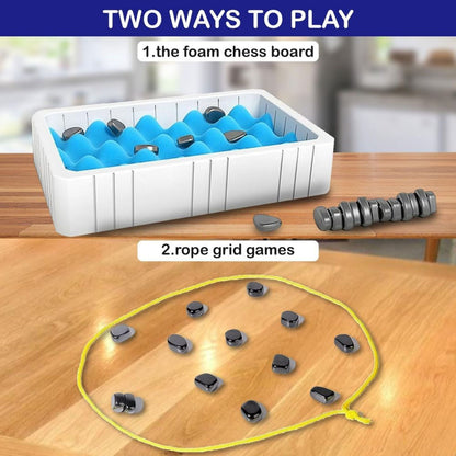2-in-1 Magnetic Chess Family Activity Game