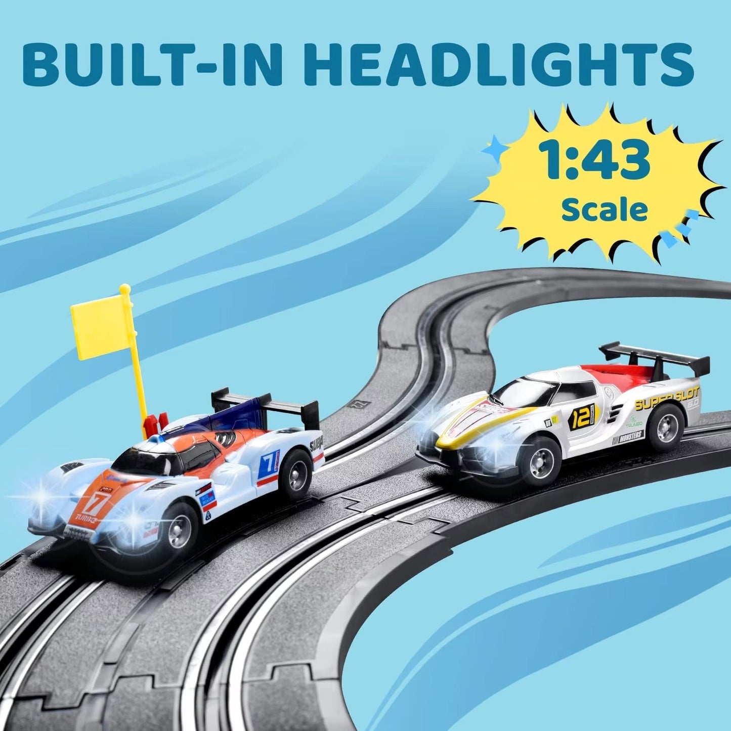DIY Top Turbo Car Racing Track Set