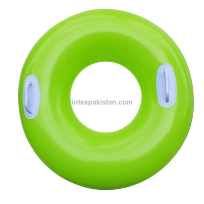 INTEX 30" Hi-Gloss Tube Swim Water Ring (Assorted Colors)