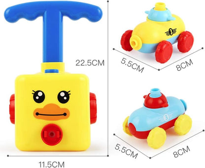 Air Pressure Balloon Powered Car Toy Set