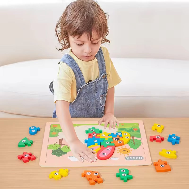 Wooden 3D Number Sorting Puzzle ( 20+ Designs )