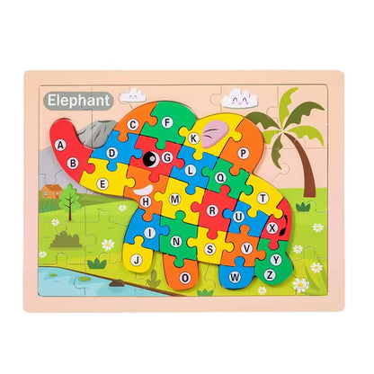 Wooden 3D Number Sorting Puzzle ( 20+ Designs )