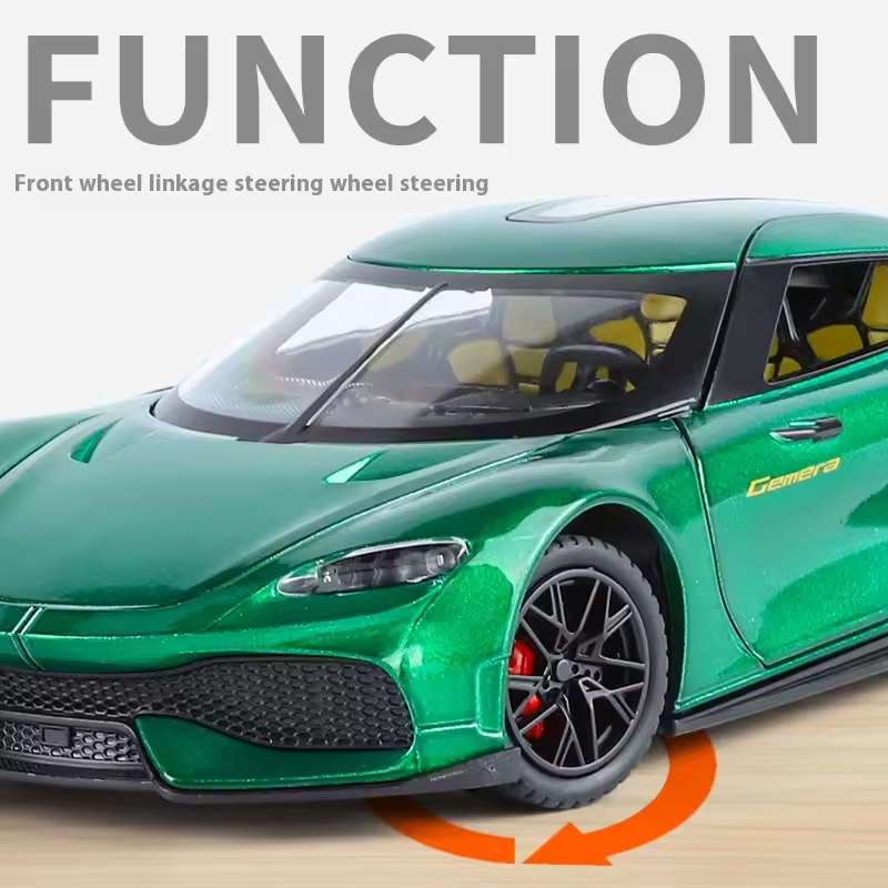 Koenigsegg Gemera model car features