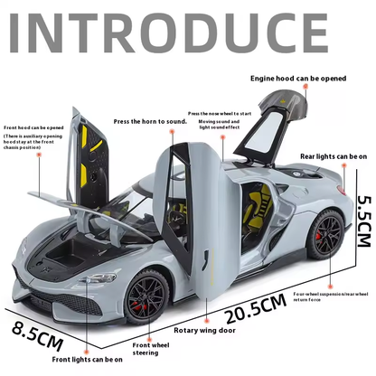 Koenigsegg Gemera diecast construction