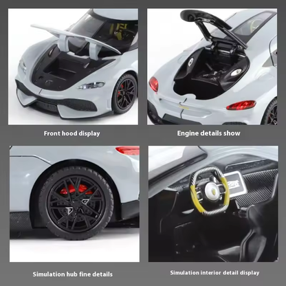 Koenigsegg Gemera model car display