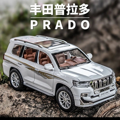 1:24 Diecast Toyota Prado Model Car With Smoke - image 12
