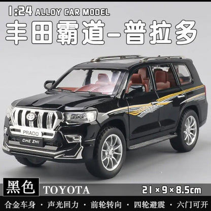 1:24 Diecast Toyota Prado Model Car With Smoke - image 7