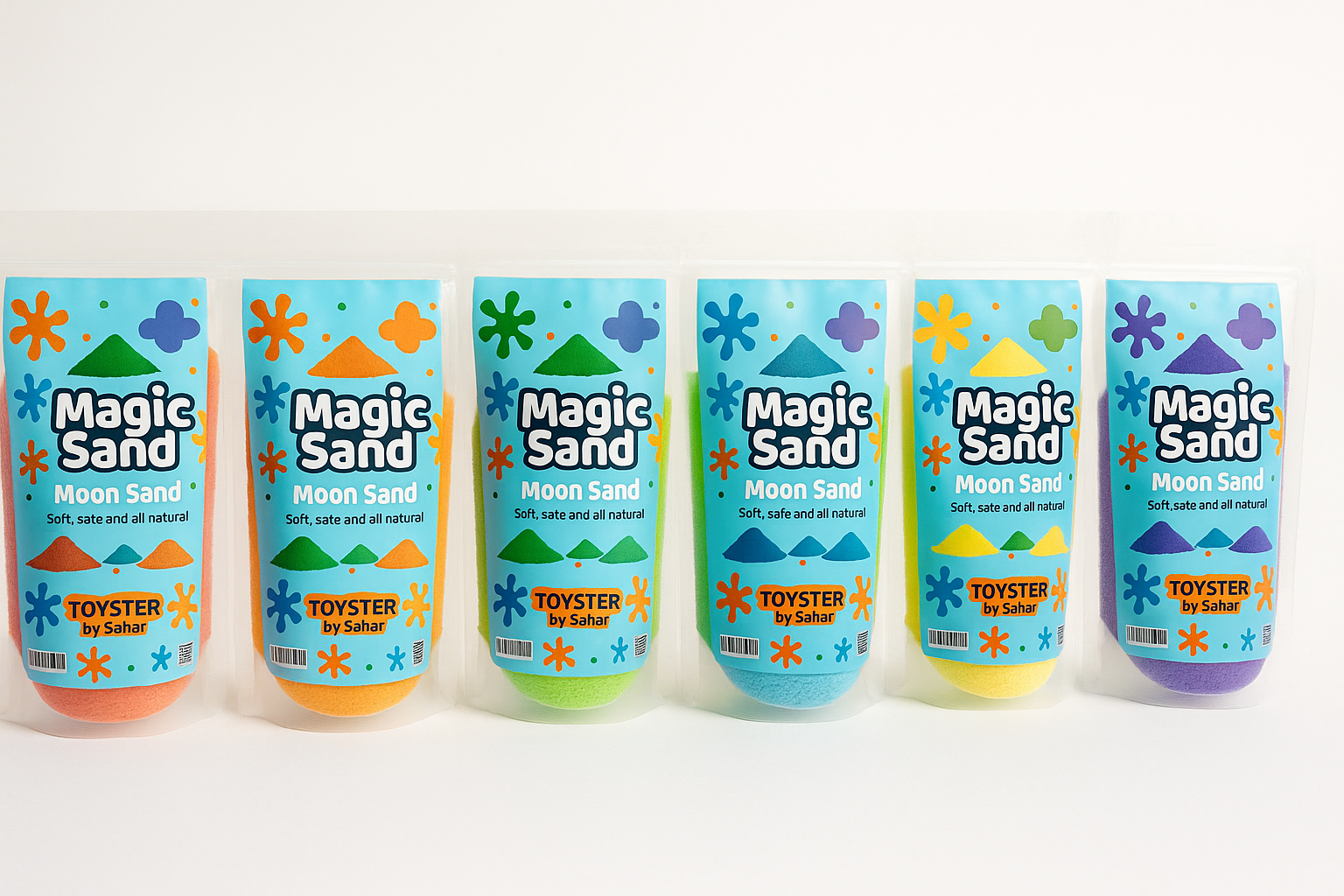 Magic Sand 100g sensory play sand for kids - assorted colors