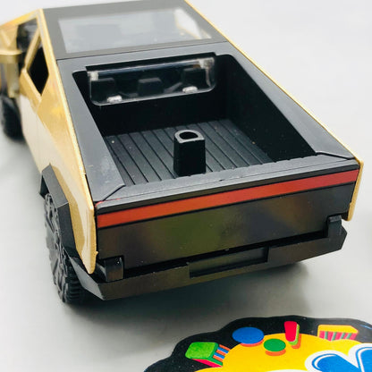 Mini Diecast Tesla Pickup Truck With Bike - 1Pc - image 9
