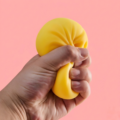 Oil infused dumpling stress ball squishy fidget toy