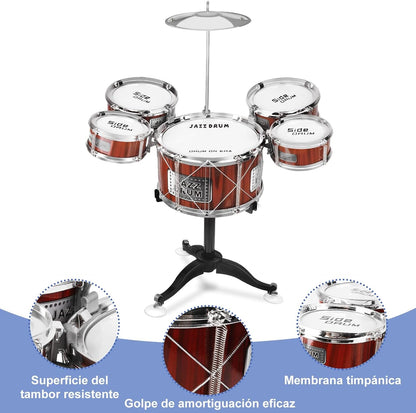 63cm Kids Music Jazz Drum Set - image 4