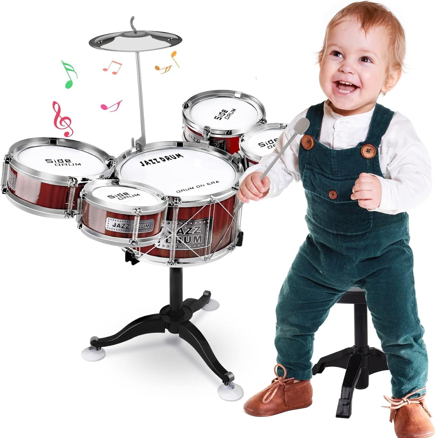63cm Kids Music Jazz Drum Set - image 7