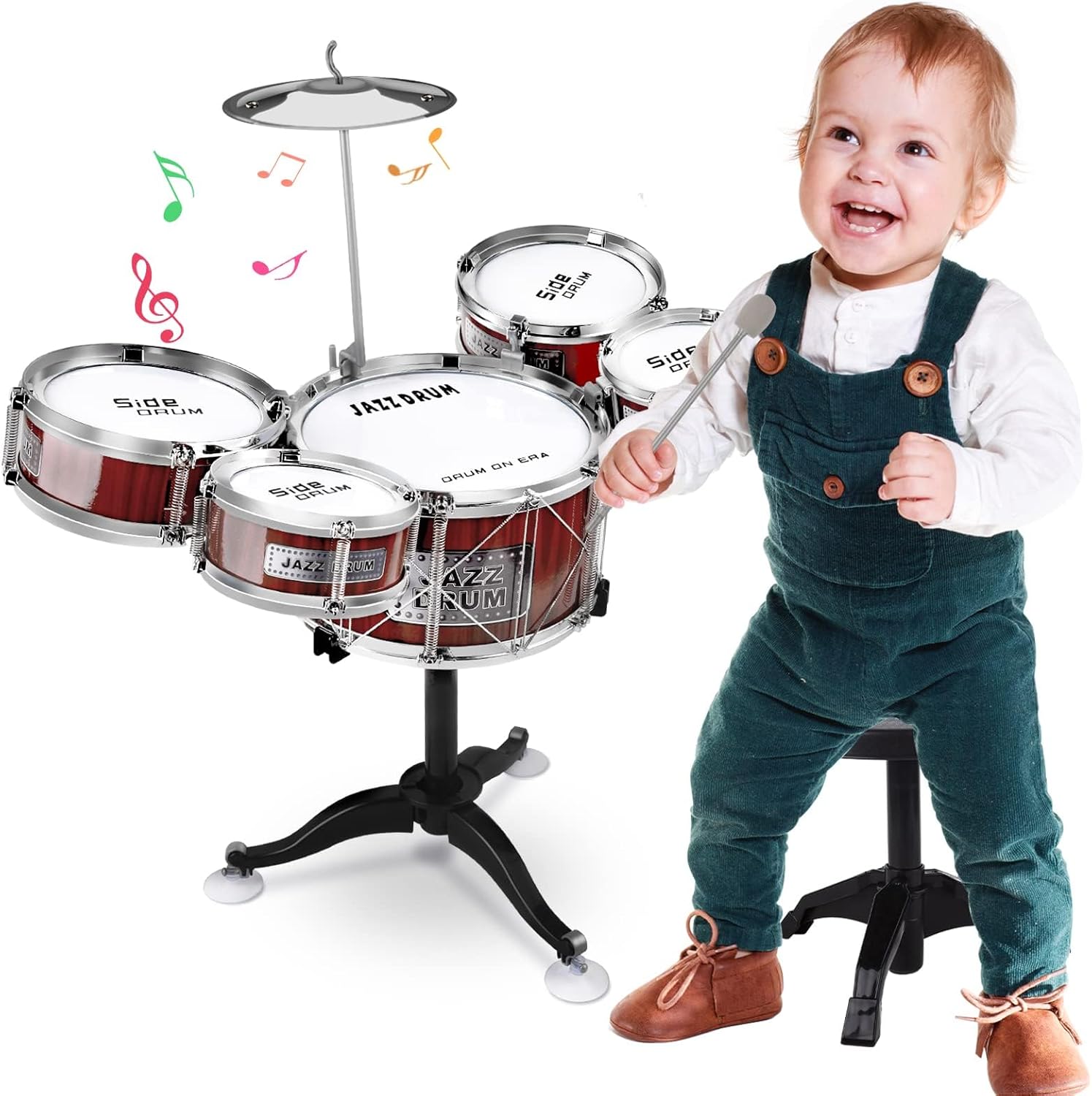 63cm Kids Music Jazz Drum Set - image 7
