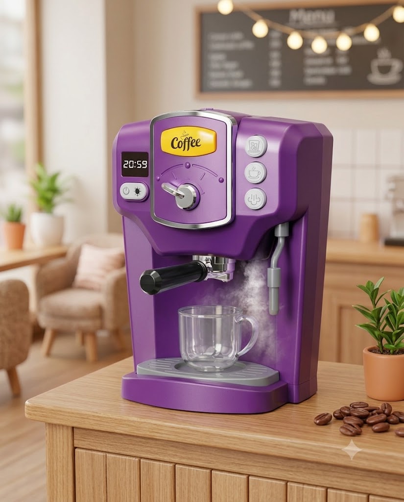 Pretend play coffee maker machine for children