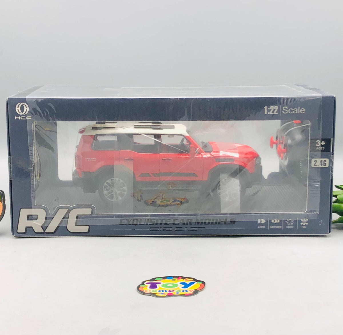 Rechargeable RC Land Cruiser toy car