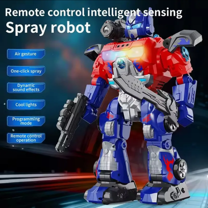 Rechargeable Mecha robot with remote control and weapons