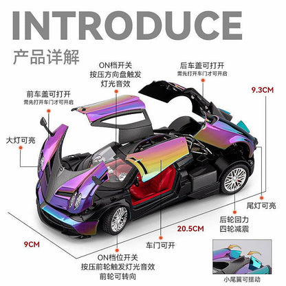 Pagani Huayra model car detailed view