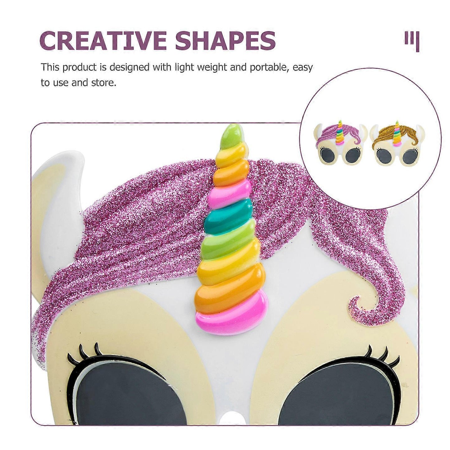 Children's Unicorn Frame Sunglasses - image 4