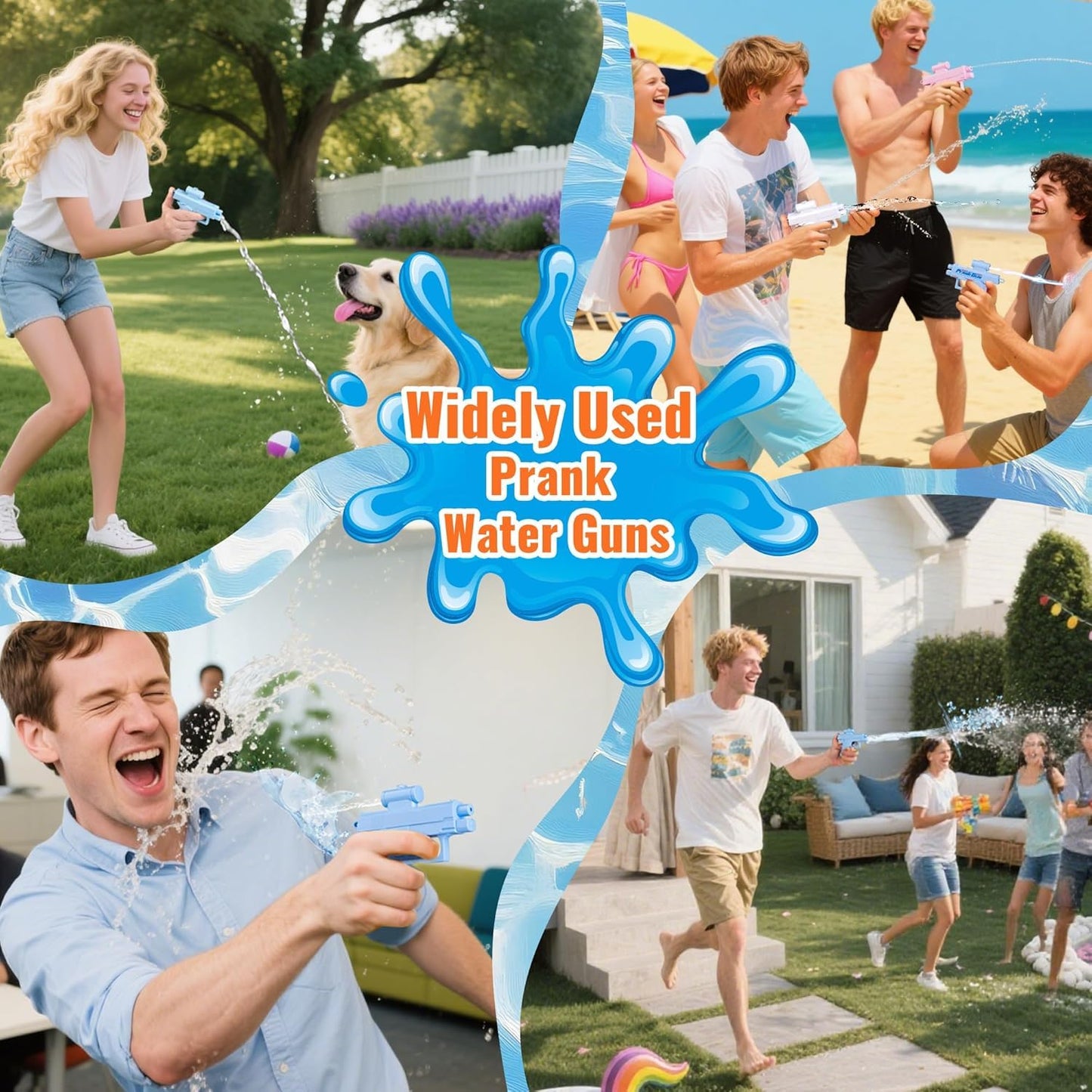 Prank water gun outdoor toy