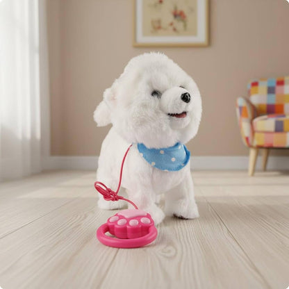 RC Plush Maltese Dog - tail wagging