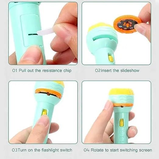Projector Flashlight for Kids – Story Projector