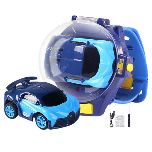 Mini RC Car Watch Toy for Kids
